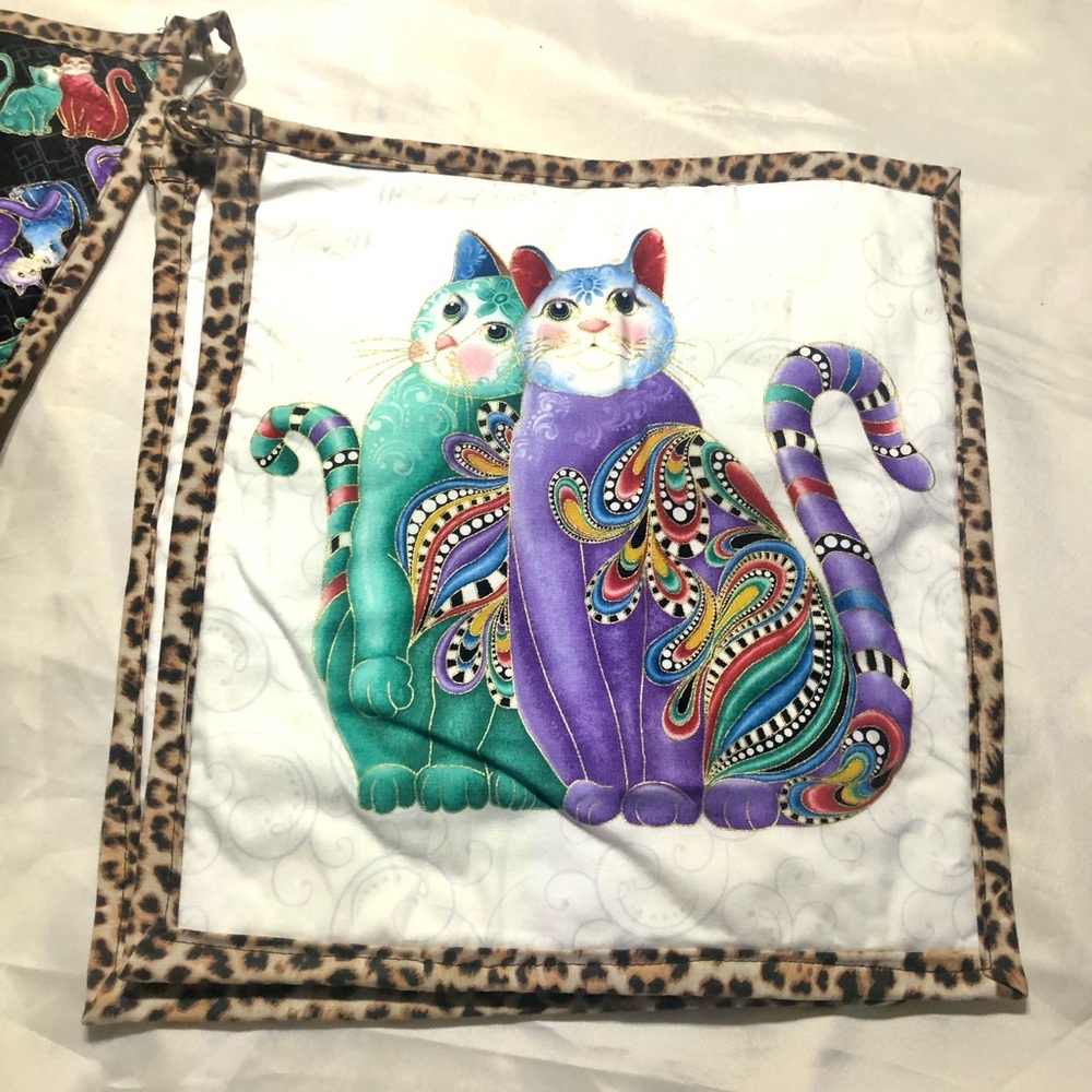 🛑CLEARANCE‼️ Set of 3 🆕 Kitty kitchen hot pads